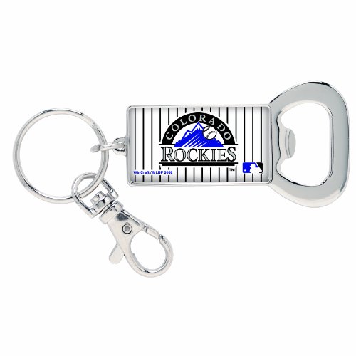MLB Colorado Rockies Bottle Opener Key Ring