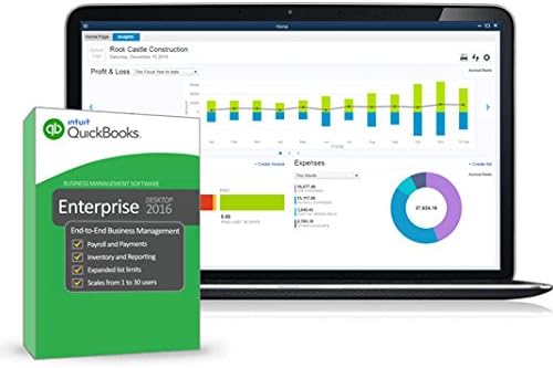 QuickBooks Enterprise 2016 Silver Edition, 5-User (1-year subscription)