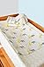 SwaddleDesigns Baby Burpies, Set of 2 Cotton Burp Cloths, Cheerful Yellow Elephant and Chickies