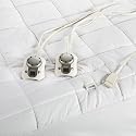Sunbeam Basic Queen Heated Mattress Pad, White