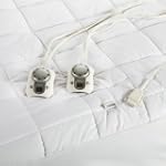 Sunbeam Basic Queen Heated Mattress Pad, White