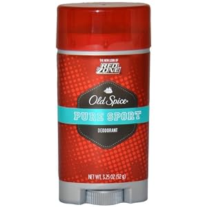 Old Spice Deodorant Red Zone, Pure Sport, 3.25-Ounce Boxes (Pack of 6)