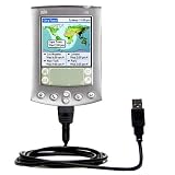 Classic Straight USB Cable for the PalmOne m500 with Power Hot Sync and Charge capabilities - Gomadic Brand w/ TipExchange Technology