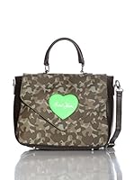 Sweet Years Bolso de asa Mano Queen (Verde Camuflaje / Verde)