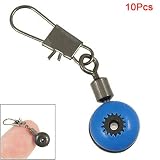 Como Blue Fishing Line to Hook Shank Clip Connector 10 Pcs