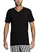 Calvin Klein Underwear 365 COTTON STRETCH Short Sleeve V-Neck U5619A Herren Unterwäsche/ Unterhemden, Gr. L, Schwarz (001)