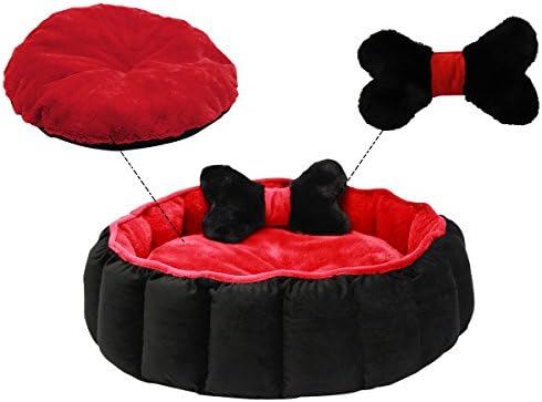 Best Friends By Sheri Velvet Royal Cuddler Pet Bed, Size 14"l X 14"w X 7"h.