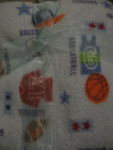Baby Boy Little Beginnings Sports Theme Blanket