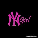 New York Yankees Girl Car Window Decal Sticker Raspberry Pink 5"