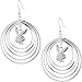 Officially Licensed Playboy Circle Earrings