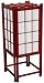 On Sale Floor Lamp Best Value - 45 Japanese Wood & Paper Shoji Lantern - Rosewood
