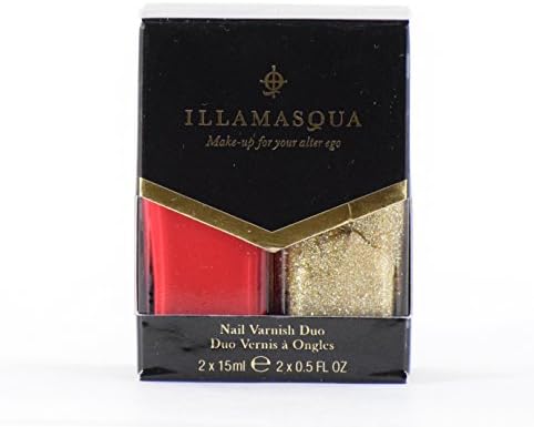 Ilamasqua Nail Varnish Duo - Spartan and Throb Full size