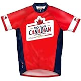 Primal Wear Men's Molson Canadian Premium Lager De Qualite Logo Beer Short Sleeve Cycling Jersey - MOLOJ20M (M)