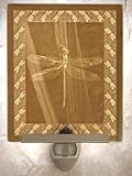 Dragonfly Flat Porcelain Lithophane Nightlight