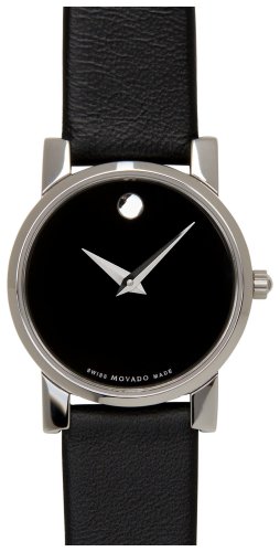 41 LJKEGnUL Cheap Movado Womens Classic Museum Leather Strap Watch #0604231