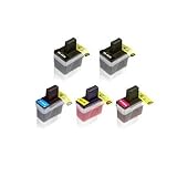 Brother Compatible LC41 5-Pack(2B/1C/1M/1Y) Ink Cartridge Value Pack - Brother MFC 210C,420cn,620cn,3240c,3340cn,5440cn,5840cn,1840c,2440c,1940cn