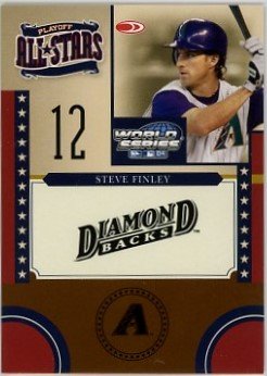 Steve Finley Arizona Diamondbacks 2004 Donruss World Series Playoff All-Stars #3 Baseball Card