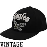 Philadelphia Eagles Vintage Hat: Melton Wool Lifestyle Flat Brim Flex Hat