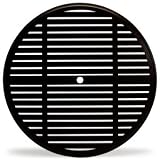 50-inch Round Slatted Outdoor Dining Table with Patio Umbrella Hole - Grandin Road