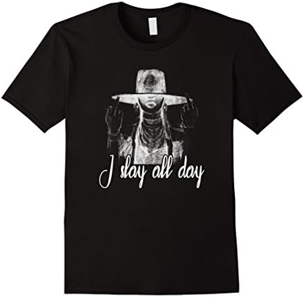 Men's I Slay All Day Small Black