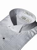 Wing Collar Tuxedo Shirt - 65% Polyester/35% Cotton, 1/4 inch Pleat