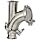 Dixon B45BY-R200 Stainless Steel 316L Sanitary Ball Check Valve, 2" Tube OD Quick Clamp