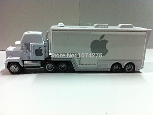 Pixar Cars 1:55 Scale Diecast Mack Uncle Truck "White Apple" Metal Toy for Kids