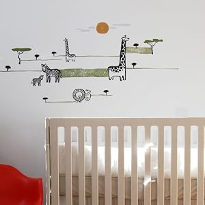 Safari Wall Graphics by Wee Gallery