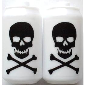 Skull and Bones White Fun Party String Lights (SJ) from Lava Lamps