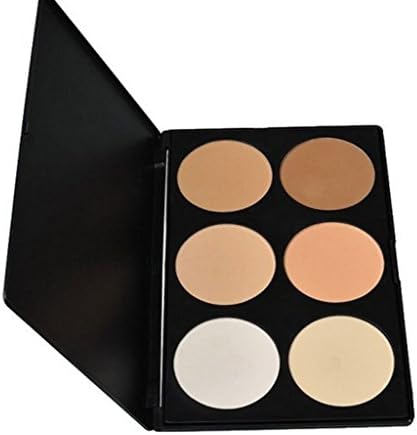 METFGT® Professional Contour kit- 6 Color Makeup Palette Cosmetic Contour Powder Palette Face Contouring Kit