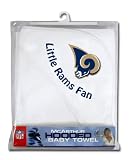 St. Louis Rams Hooded Baby Towel (White)