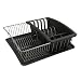 Küche & Haushalt : Metaltex 325026068 Spülkorb 35 x 32 cm mit Bestecksammler und Abtropfschale Aquatex plus Polytherm