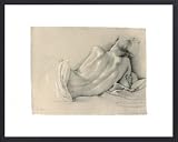 Women Poster Art Print and Frame (Wood) - Study For The Odalisk, Francine Van Hove (20 x 16 inches)