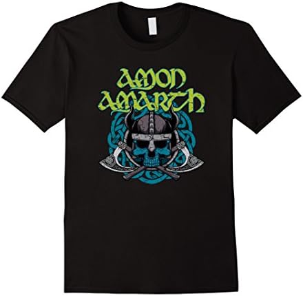 Men's MEN'S Skull Amon Amarth SHIRT 3XL Black