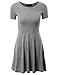 Anni Coco® Women's 1950s Hepburn Vintage Swing Dresses White XX-Large