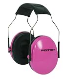 Peltor Junior Hearing Protector Earmuff Pink Nrr 22 Db Liquid Gel Filled Cushions