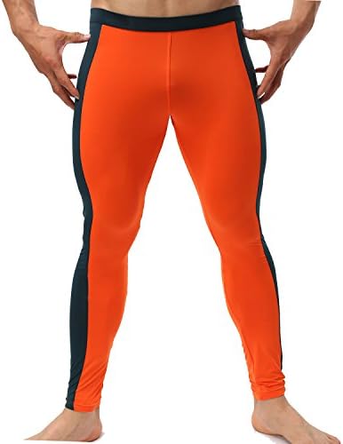 Men's Sports Outwear Shorts Boy's Leotard Tights Jogging Pants - A Orange