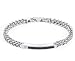 Morellato - SJT07 - Groumette - Bracelet Femme - Maille Gourmette avec Diamant et Fibre de Carbone