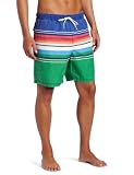Nautica Mens Beach Stripe Trunk Boardshort