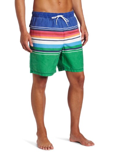 Nautica Men's Beach Stripe Trunk Boardshort