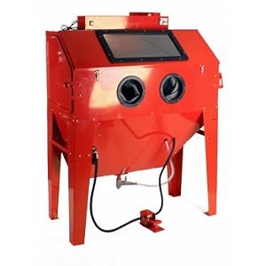 110 Gallon Sandblaster Sandblast Cabinet Dust Collector by Dragway Tools