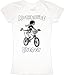 Tee Hugger ALTERNATIVE ENERGY Organic Cotton Juniors Size Fitted Ladies Tee