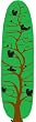 Wallcandy Arts Chalkboard Growth Chart With Acorns & Squirrels - 1 Kit