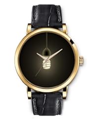 SPRAWL Aanalog Fashion Series Gold Ladies Watches of Genuine Black Leather Strap,Unique Wrist Watch for Women Girls Designed with Focus on black spiral background