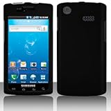 Premium - Samsung i897/Captivate Rubber Black Cover - Faceplate - Case - Sn ....