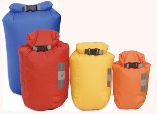Waterproof Fold-Drybag 4 Pack - Bright
