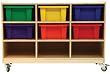 A+ Childsupply 9 Bin Storage With Casters