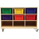 A+ Childsupply 9 Bin Storage With Casters by 