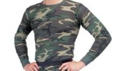 Thermal Top Woodland Camo
