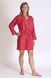 Short Jacquard Silk Robe